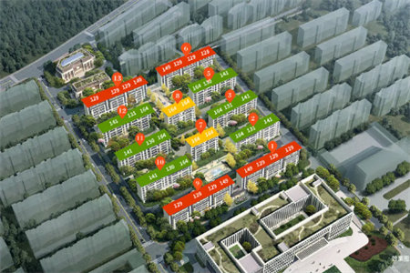 书香门第楼带院106平155万带半地下70平